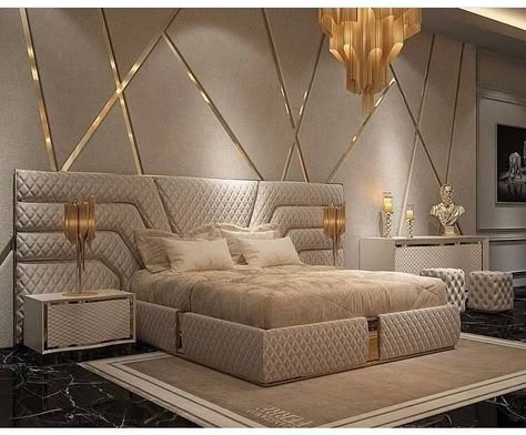 Good week my followers! luxury bed panels! Wonderful! 🥰Note: Images by Pinterest. #architecture #designdeinteriories #decorations #decorate… Bedroom Interior Design Luxury, Modern Luxury Bedroom, Luxury Bedroom Design, Luxury Bedroom Master, Bedroom Bed Design, Bed Furniture Design, Design Hotel, Cots, Modern Bedroom Design