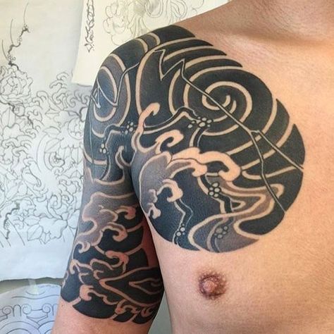 Japanese Chest Tattoo, Traditional Japanese Tattoo Meanings, Tebori Tattoo, Japanese Tattoo Meanings, Japanese Tattoos For Men, Tattoo Japanese Style, Tattoo Japanese, Latest Haircuts, Japanese Tattoos