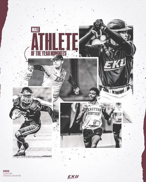 Athlete Poster Ideas, Sport Yearbook Page Ideas, Cheer Graphic Design, Sports Photo Collage, Sports Posters Design, Register Now Poster Design, Sports Collage Design, Athletic Graphic Design, Sport Magazine Design