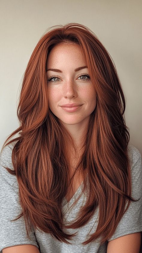 25 Gorgeous Winter Hair Color Ideas for 2025 to Keep You Cozy and Stylish Warm Red Hair, Copper Hair Dye, Pale Skin Hair Color, Blonde Dye, Hair Pale Skin, Red Hair Inspiration, Winter Hair Color Ideas, Winter Palette, Chestnut Hair