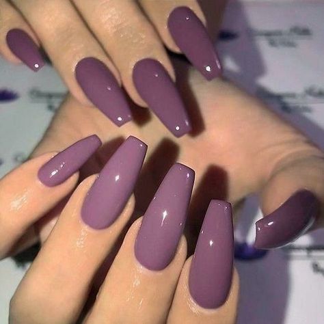 Ballerina Style Nails, Stars Nails, Unghie Sfumate, Purple Nail Designs, Long Nail Designs, Purple Nail, Rose Gold Nails, Coffin Nails Long, Ballerina Nails