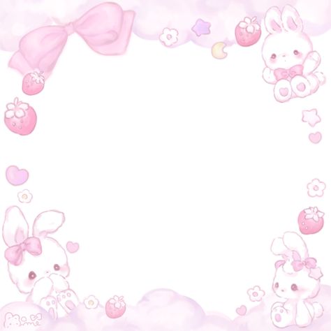 Cute Frame Cute Frame, Kawaii Background, Memo Paper, Cute Frames, Blackpink Blink, Framed Wallpaper, Sanrio Wallpaper, Pink Frames, Kawaii Aesthetic