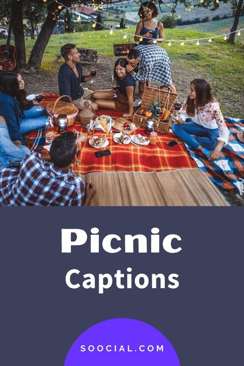 Picnic Day Captions For Instagram, Picnic Date Quotes, Picnic Quotes Friends, Captions For Picnic Pictures, Picnic Aesthetic Caption, Caption For Picnic With Friends, Picnic Quotes Instagram, Picnic Day Captions, Picnic Ig Captions