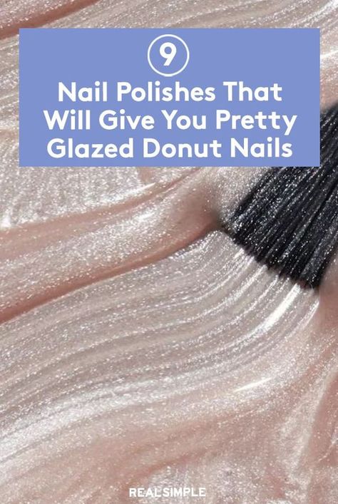 Glazed Jelly Donut Nails, Glazed Donut Nails Polish, Essie Glazed Donut Nails, Glazed Donut Nail Polish Color, Essie Glazed Donut, Glazed Donut Nails At Home, Olive And June Glazed Donut, Glazed Donut Nails Essie, Glazed Nail Polish