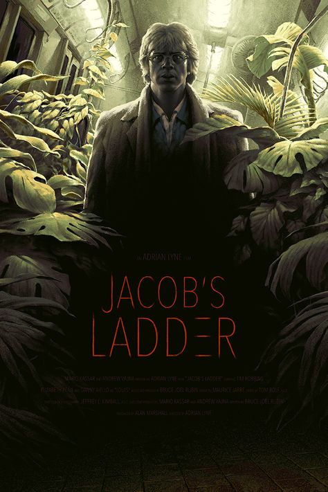 Jacobs Ladder (1990) [700 x 1050] Jacobs Ladder 1990, Jacob's Ladder Movie, Jacob Ladder, Cinematic Title, The Rat Patrol, Alt Posters, Jacobs Ladder, Best Movie Posters, Jacob's Ladder