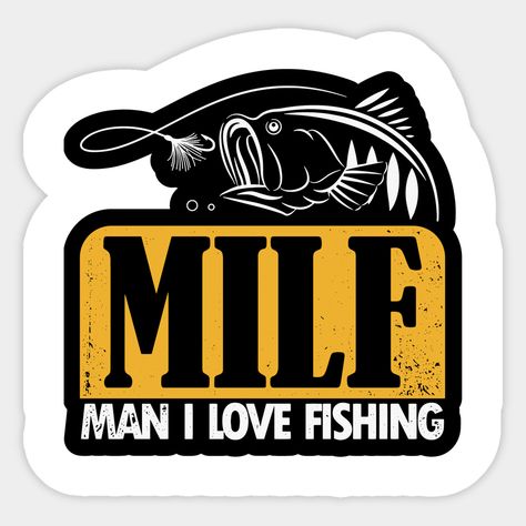 -- Choose from our vast selection of stickers to match with your favorite design to make the perfect customized sticker/decal. Perfect to put on water bottles, laptops, hard hats, and car windows. Everything from favorite TV show stickers to funny stickers. For men, women, boys, and girls. Funny Fishing Quotes, Fishing Decals, Fishing Quotes, Funny Fishing, Fish Man, Fishing Women, Fishing Humor, Fishing Rod, Quote Posters