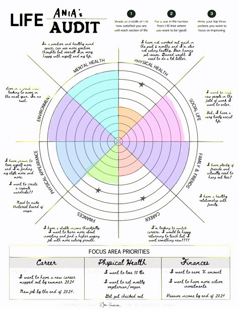 #1 Transformative Guide On How To Do A Life Audit - My Life Plan, Life Map Template, 12 Areas Of Life, Life Change Aesthetic, Level 10 Life Categories, Self Audit, Q1 Planning, Life Audit Questions, How To Guide