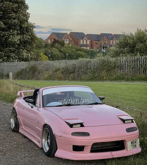 Miata Car, Old Vintage Cars, Cars Racing, Pimped Out Cars, Best Jdm Cars, Nissan 240sx, Mazda Mx 5, Skyline Gtr, Street Racing Cars