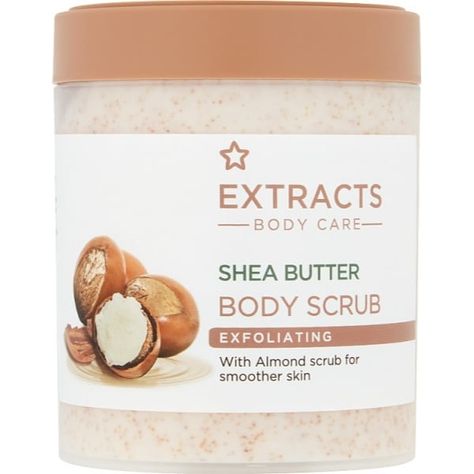 £5.99 | Formulated with Shea Butter and Almond Granules to help gently exfoliate dull and dead skin cells, revealing softer and smoother skin after use. Coconut Scrub, Vanilla Smell, Deep Massage, Clear Healthy Skin, Dry Body Brushing, Shea Body Butter, Body Care Routine, Body Brushing, Smoother Skin