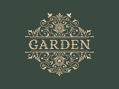 Garden Garden Logo, Logos Vintage, Logo Design Examples, Logo Generator, Type Inspiration, Vintage Logo Design, Floral Logo, Luxury Logo, Website Inspiration