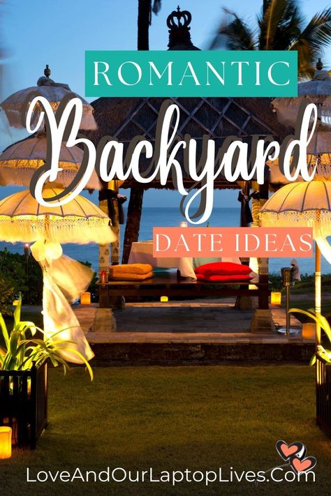 Romantic Backyard Date Night, Romantic Outdoor Date Ideas, Backyard Date Ideas, Backyard Dinner Date, Backyard Date Night Ideas, Romantic Dinner Ideas For Two, Outdoor Date Ideas, Dinner Date Aesthetic, Romanticized Life