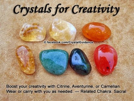 Crystals For Creativity, Crystal Power, Crystal Therapy, Crystal Healing Stones, Crystal Magic, Crystal Meanings, Crystal Stones, Minerals And Gemstones, Rocks And Gems