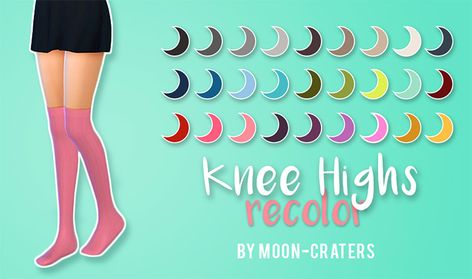 Sims 4 CC: Best Knee-High Socks & Knee-High Boots – FandomSpot Moon Craters, Mia Boots, Leather High Heel Boots, Knee Length Boots, Knee Highs, Leggings And Socks, Sims 4 Cas, Sims 4 Cc Finds, Cc Finds