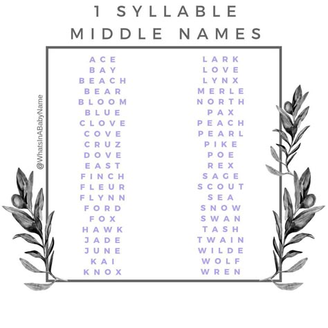 3 Syllable Names, 1 Syllable Names, 1 Syllable Girl Names, One Syllable Middle Names, Baby Names 2023, One Syllable Words, Beautiful Middle Names, One Syllable Girl Names, One Syllable Boy Names