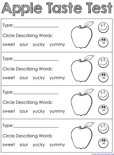 Apple taste test Worksheet Apple Taste Test Worksheet, Apple Tasting Chart, Apple Tasting Graph, Apple Worksheets Kindergarten, Apple Taste Test Preschool, Apple Tasting Preschool, Preschool Apple Worksheets, Preschool List, Apple Taste Test