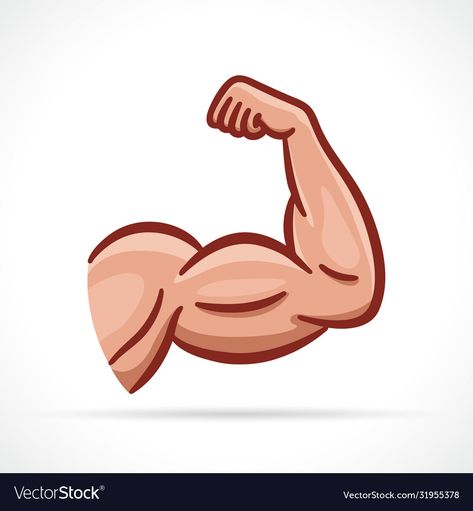 Gym Drawing Art Man, Arm Illustrated, Workout Illustration Art Fitness, Muscles Cartoon, Muscle Clipart, Strength Illustration, Strength Drawing, Muscles Illustration, Muscle Cartoon