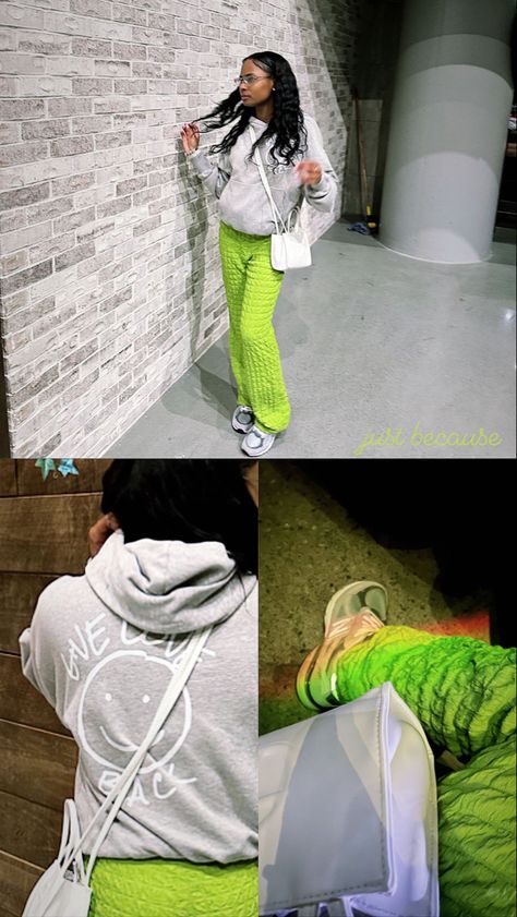 Bubble Pants Outfit, Outfit Ideas Green, Fluffy Pants, Green Bubble, Green Pants, Pants Outfit, Outfit Ideas, Outfit Inspo, Pants