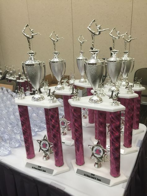 Trophies for the 2016 St. Louis Classic Gymnastics Invitational Gymnastics Trophies, Taper Candle, St Louis, Gymnastics, Table Decorations, Candles, Furniture, Home Decor, Home Décor