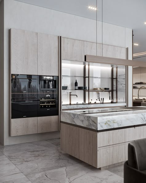 Lux Kitchen, Pop Interior, Classical Kitchen, Luxury Places, Kitchen Vibes, Condo Kitchen, Architect Design House, Room Design Modern, Kitchen Design Trends