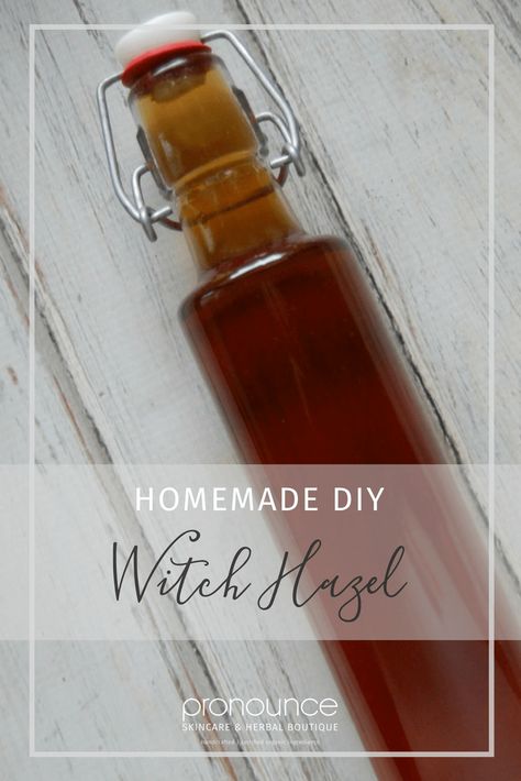 Homemade DIY Witch Hazel - Pronounce Skincare Diy Witch Hazel, Diy Witch, Coffee Facial, Oil Cleansing, Skin Care Routine For 20s, Homemade Lotion, Witch Diy, Home Remedies For Hair, Luscious Hair