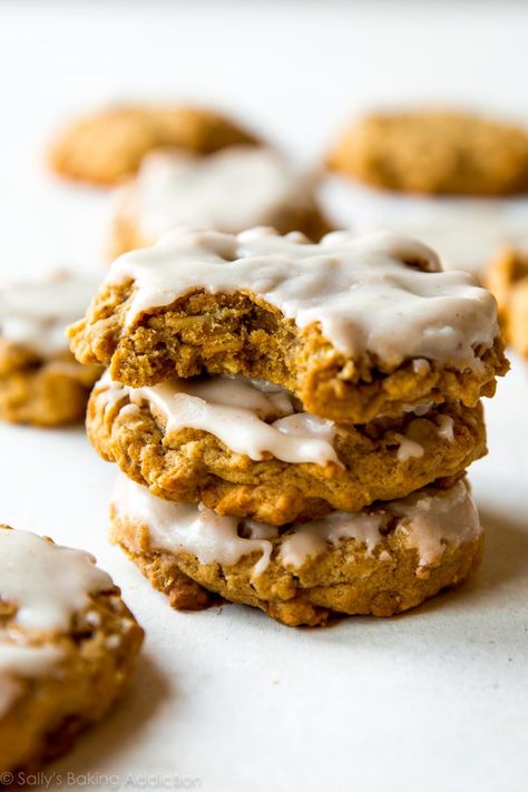 Foodgawker Recipes, Fall Cookie Recipes, Pumpkin Oatmeal Cookies, Frozen Cookies, Oatmeal Cookie, Pumpkin Oatmeal, Fall Cookies, Köstliche Desserts, Pumpkin Cookies