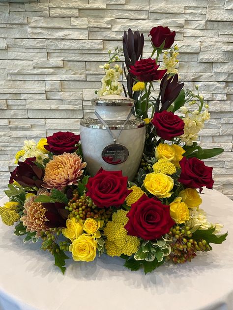 Statement Urn pieces 🕊️

#urnflowers #urnwreath #urnarrangement #creamation #provoflorist #provflowershop Cremation Urn Floral Arrangements, Urn Arrangements, Flower Urn, Online Flower Shop, Memorial Flowers, Dish Garden, Church Flowers, Flower Studio, Sympathy Flowers