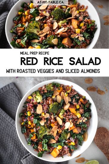 Red Rice Salad Recipe, Healthy Lunches On The Go, Red Rice Salad, Salad Beans, Beautiful Salads, Beans Baked, Red Rice Recipe, Beans Salad, Rice Salad Recipes