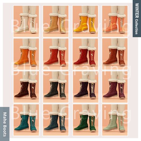 Maxis Match Cc Sims 4, Sims 4 Boots, Maxis Match Cc, Sims 4 Cas, Cc Sims, Boots Winter, Ts4 Cc, Maxis Match, Sims 3