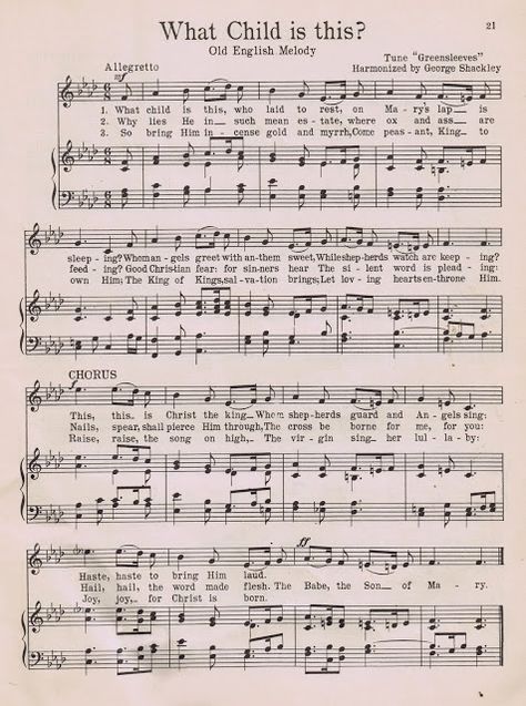 Free Printable Christmas Sheet Music Page - What Child is This? from KnickofTime.net Christmas Carols Lyrics, Christmas Songs Lyrics, Sheet Music Crafts, Hymn Sheet Music, Hymn Music, What Child Is This, Hymns Lyrics, Christian Song Lyrics, Christmas Sheet Music