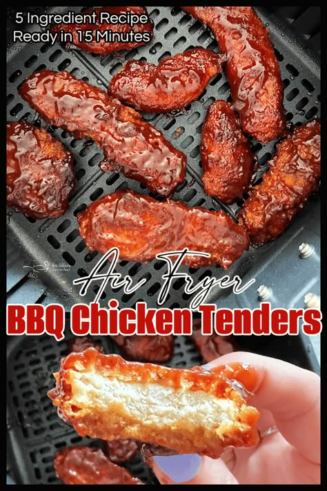 Bbq Chicken Recipes Air Fryer, Barbecue Chicken Tenders Air Fryer, Honey Bbq Chicken Tenders Air Fryer, Fried Bbq Chicken Tenders, Bbq Chicken Tenders Air Fryer, Bbq Chicken Tender Recipes, Air Fryer Honey Chicken Tenders, Bbq Chicken Air Fryer Recipes, Air Fryer Bbq Chicken Tenders