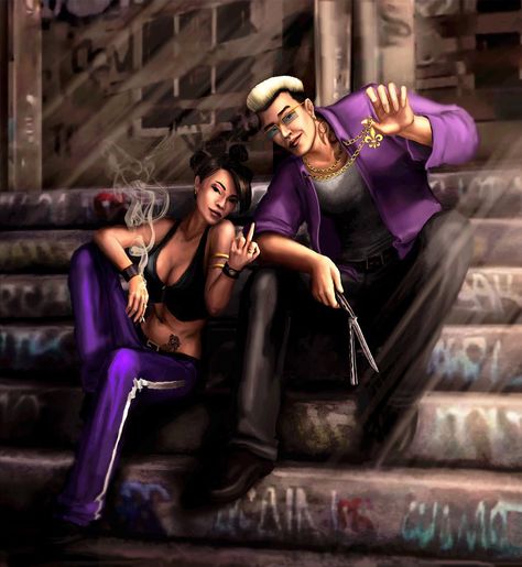 Lin Saints Row, Johnny Gat Fanart, Gangsters Tattoo, Johnny Gat, Saints Row Iv, Harley Quinn Drawing, X Men Evolution, Saints Row, Anime Ninja