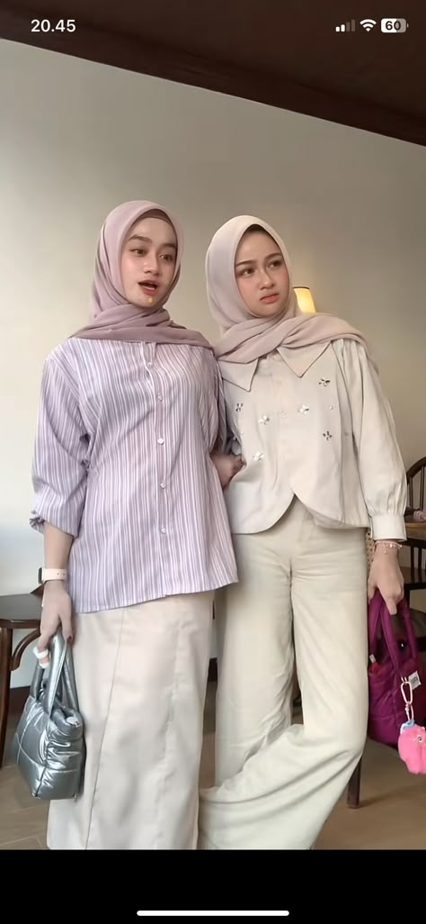 Simple Outfits Hijab, Ootd Ngampus, Muslimah Style, Casual Hijab, Hijab Ootd, Casual Hijab Outfit, Simple Outfit, Outfit Hijab, Shirt Embroidery