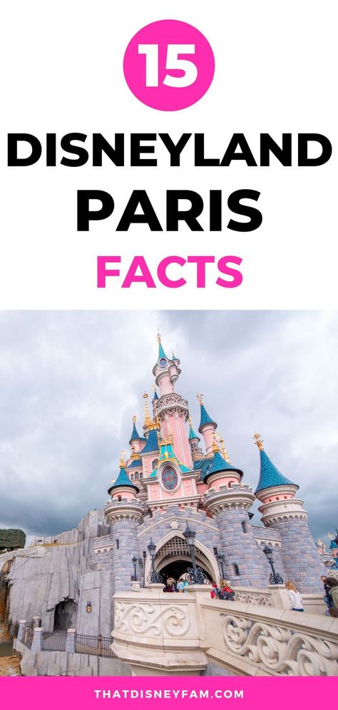 disneyland paris castle Disneyland Paris Tips, Paris Tips, Disney Paris, Love Disney, Facts You Didnt Know, Disney Facts, Disney Park, Amazing Facts, Disneyland Paris