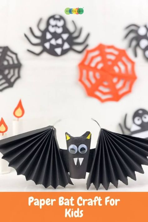 It’s the time of the year when bat crafts for kids are a favourite with everyone! Halloween party decorations and Halloween crafts are certainly incomplete without the quintessential bat crafts. While bats may have creepy reputations, we find bats rather super cute! They are the only mammals that fly and not to mention their cool preying technique of echolocation that makes […] The post Paper Bat Craft For Kids – Halloween Craft appeared first on KidPill Diy 3d Bats For Halloween, 3d Halloween Paper Crafts, Bat Crafts For Kids, Bat Crafts, Halloween Bats Diy, Halloween Bats Crafts, Bats For Kids, Origami Car, Bat Craft