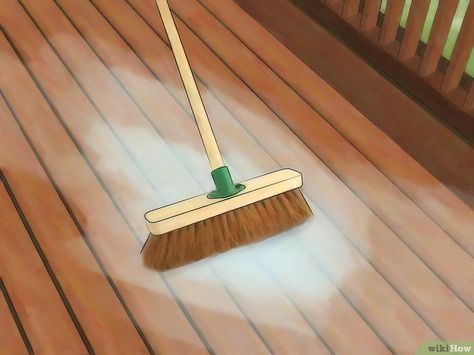 How to Clean a Trex Deck: 10 Steps (with Pictures) - wikiHow How To Clean Trex Decking, Cleaning Trex Decking, Outdoor Deck Design, Composite Decking Designs, Composite Decks, Deck Design Ideas, Second Story Deck, Wood Decks, Deck Restoration