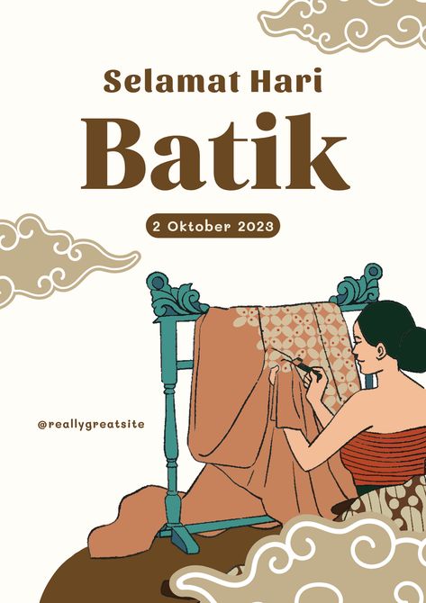 👉KLIK LINK UNTUK MENGEDIT!💻✨  Merayakan keindahan dan warisan budaya Batik Indonesia dengan desain istimewa dari kami. Poster ini mencerminkan keelokan dan keunikan Batik, membawa nuansa tradisi dan kreativitas. Sesuaikan dengan pesan atau acara Anda menggunakan alat pengeditan Canva yang mudah. Mari bersama-sama merayakan kemegahan Batik, simbol kebanggaan Indonesia! #HariBatik #BudayaIndonesia #CanvaDesign #PosterTemplate #BatikIndonesia 👣 Follow juga akun kami! 🌟 @kreasicantikcanva Batik Poster, Moodboard Poster, Desain Buklet, Poster Designs, Custom Posters, Landscape Prints, Poster Template, Cute Wallpapers, Batik