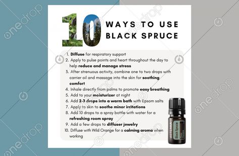 Doterra Black Spruce, Black Spruce, Doterra Business, Pulse Points, Diffuser Jewelry, Wild Orange, Series Black, Perfect 10, Pixel Perfect