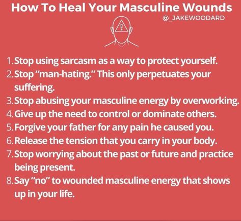 Wounded Masculine Traits, Masculine Traits, Divine Masculine, Witch Vibes, The Comeback, Divine Feminine Energy, Inner Work, Masculine Energy, Stop Worrying