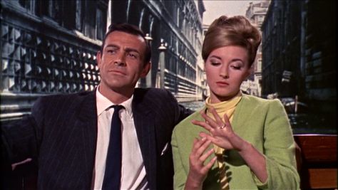 Bond and Tatiana Romanova From Russia with Love 1963 - end scenes in Venice Sean Connery Bond, James Bond Characters, In Medias Res, Sean Connery James Bond, Daniel Craig 007, From Russia With Love, Spy Who Loved Me, 007 James Bond, Ian Fleming