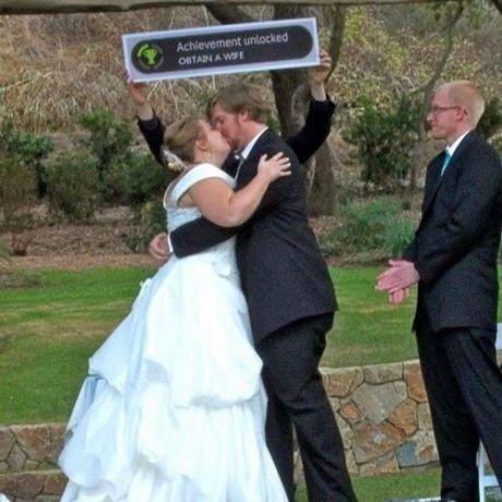 Or what YOU’RE thinking. | 40 Awesome Signs You'll Want At Your Wedding Nerd Wedding, The Meta Picture, Geek Wedding, Quirky Wedding, Totally Me, College Humor, Memes Humor, E Card, First Kiss