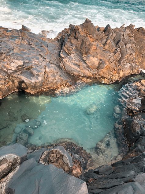 Noosa Fairy Pools Aesthetic, Noosa Fairy Pool, Fairy Pools Noosa, Noosa Fairy Pools, Noosa Aesthetic, Australia Life, Noosa Australia, East Coast Beaches, Rara Avis