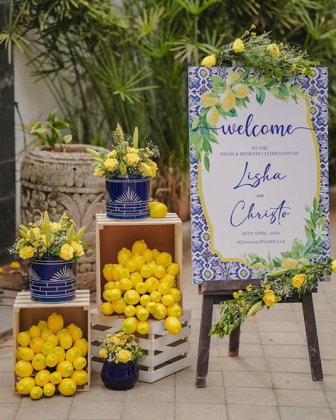 A touch of turmeric, a sprinkle of love! ✨ This haldi ceremony decor sets the stage for a celebration filled with laughter, blessings, and the promise of happily ever after. Decor - @meragi.celebrations Planner- @pooja_jain05_ Couple- @iamlishmurali @chrisboss31 Photography- @lightsoncreations Dreaming of a haldi ceremony that’s both beautiful and meaningful? DM Meragi and let’s create an experience that reflects your unique style and celebrates your love! #haldiceremony #meragimagi... Unique Haldi Decoration Ideas, Haldi Wedding Decor, Unique Haldi Decor, Outdoor Haldi Decor, Greek Wedding Theme, Haldi Ideas, Mehndi Stage, Haldi Decoration Ideas, Haldi Ceremony Decorations