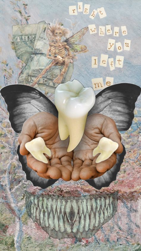 Tooth fairy inspired #vintage #toothfairy #teeth #cute Cute Shuffles, Teeth Aesthetic, Fairy Art, Tooth Fairy, Aesthetic Art, Connect With People, Your Aesthetic, Creative Energy, Arts And Crafts