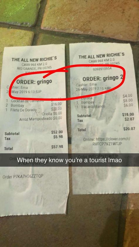 "This is my buddy and my receipts from a restaurant in Puerto Rico. I love this island" #funny #lol #memes #funnymemes #bestofreddit Puerto Rico Memes, Puerto Rican Memes, Puerto Rican Jokes, Hispanic Jokes, Unorganized Idea, Puerto Rican Pride, Lol Memes, Snapchat Text, Spanish Words