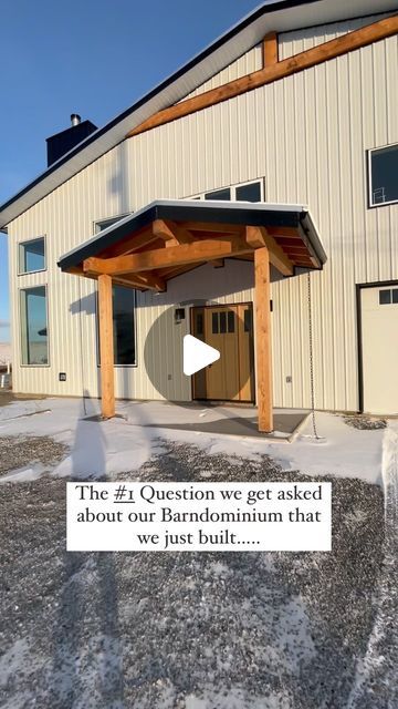 130K views · 6K likes | Cole & Morgan on Instagram: "People ALWAYS seem to think that it must be really difficult to heat a Barndominium……

Weve had no issues keeping our home nice and cozy this winter and here’s how:

-we have radiant heat in our concrete floors aswell as in our ensuite upstairs 
-large wood burning fireplace in our living room (@valcourtfireplaces)
-forced air (which we haven’t even used for heat yet!) 
-blaze king fireplace in the shop
-overhead heaters in the shop 

We have heated our house predominately with just the heated floors so far and we have been blown away by the heat that they produce! 

Drop any questions below! 

#barndominium #barndominiuminspo #barndominiumliving #shophouse #metalbyuldinghome #heatedfloors #countryhome #barndo #barndominiumbuid #homedesi Fireplace In Barndominium, Concrete Floor Barndominium, Barndominium Concrete Floors, Heated Concrete Floor, Future Farms, Instagram People, Heated Floors, Radiant Heat, Central Heating