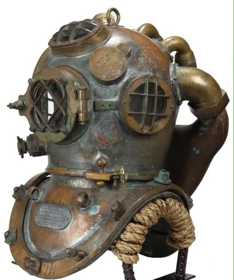 Scuba Helmet, Deep Sea Diving Suit, Dive Helmet, Deep Sea Diver, Diving Helmet, Ancient Astronaut, Deep Sea Diving, Diving Suit, Game Props