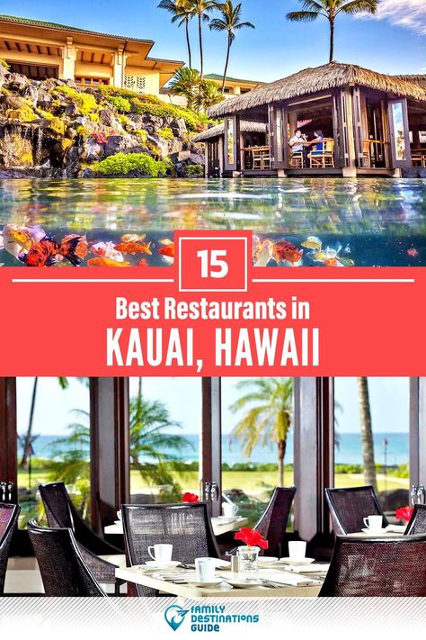 Want to see the best restaurants in Kauai, HI? We’re FamilyDestinationsGuide, and we’re here to help: From incredible brunch spots and amazing places to eat dinner, to local foodie spots and hidden gems, discover the BEST Kauai restaurants - so you get memories that last a lifetime! #kauai #kauairestaurants #restaurantsinkauai #bestrestaurantsinkauai #placestoeatkauai Christmas In Kauai, Best Restaurants In Kauai, Kauai Food, Lihue Hawaii, Hawaii Trips, Kauai Restaurants, Lihue Kauai, Princeville Kauai, Hawaii Trip Planning