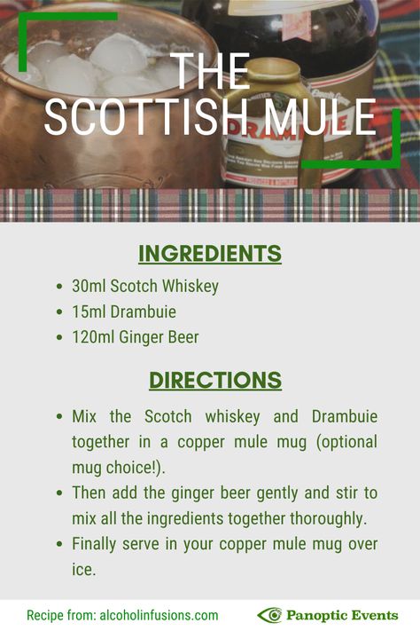 Scottish Scran, Outlander 7, Scottish Drinks, Copper Mule Mugs, Scotland Culture, Brandy Cocktails, Scottish Recipes, Burns Night, Irish Sea