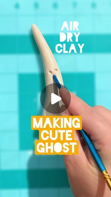 3 likes, 0 comments - svitlynka.s on September 27, 2024: "Ghost ring holder from air dry clay Easy DIY Result in a couple of days #airdryclay #halloween #diy #halloweendecor #halloween2024". Ghost Air Dry Clay, Air Dry Clay Ghost Handprint, How To Make Clay Ghost, Clay Ghost Diy, Air Dry Clay Ghost, Air Dry Clay Ghosts Tutorial, Air Dry Clay Ghost Tea Light, Ghost Diy, Nephew Gifts