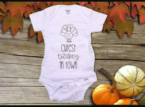 First Thanksgiving Onesie, Fall Onesies, Onesies Halloween, Fall Onesie, Thanksgiving Onesie, My First Thanksgiving, Baby Onsie, Onesies Baby, Halloween Onesie